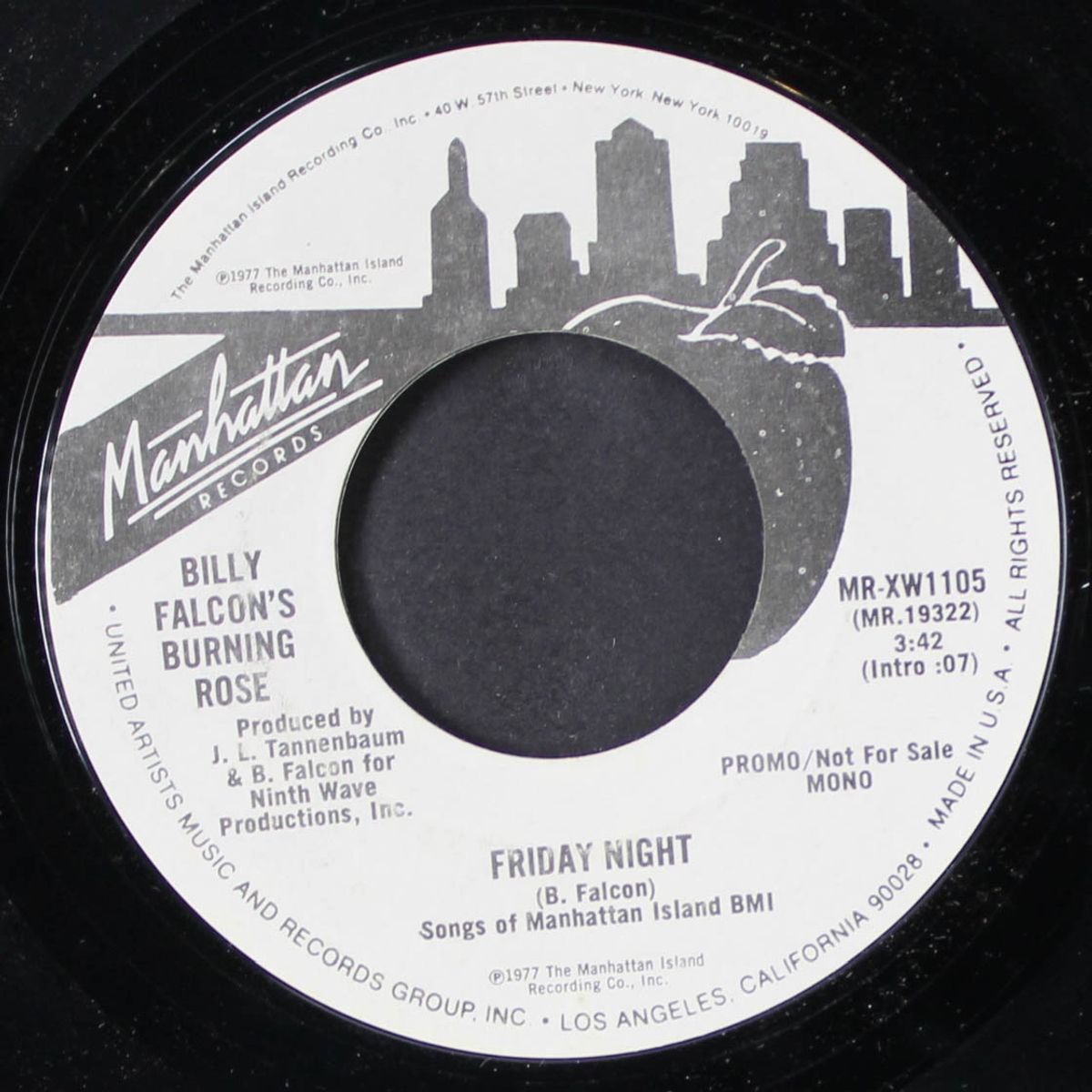 friday night / mono by BILLY FALCON'S BURNING ROSE