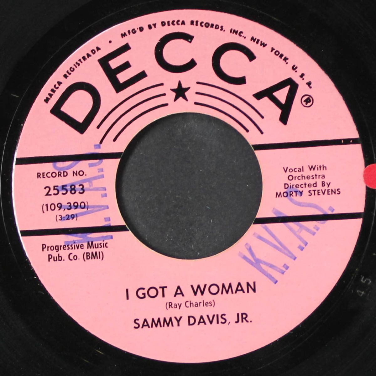 something's gotta give / i got a woman by SAMMY DAVIS JR.