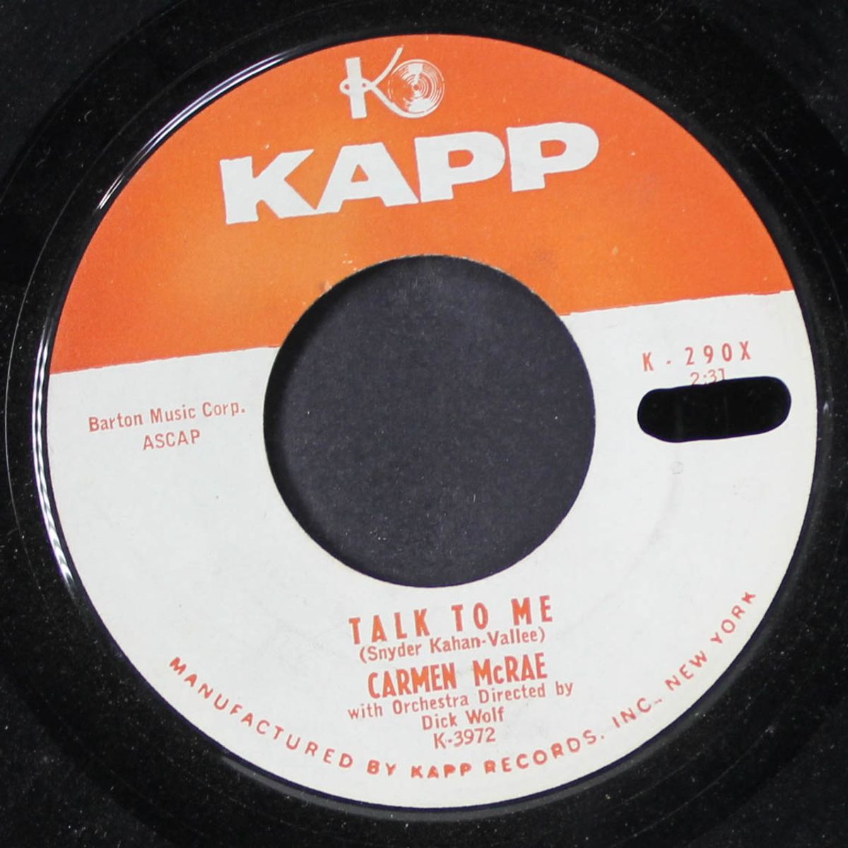 show me the way / talk to me by CARMEN MCRAE