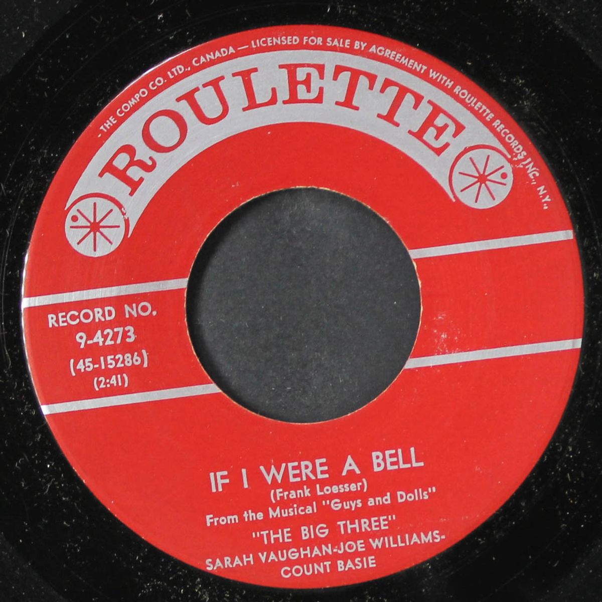 if i were a bell / teach me tonight by BIG THREE