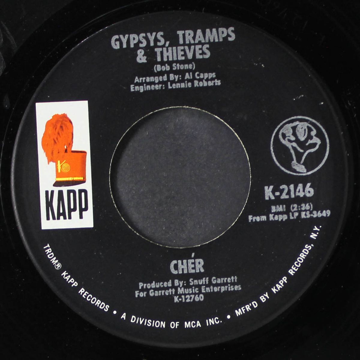 gypsys, tramps & thieves / he'll never know by CHER