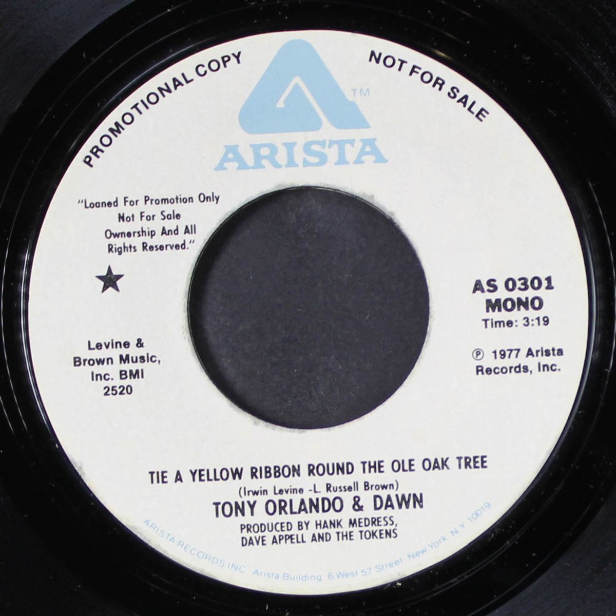 tie a yellow ribbon round the ole oak tree by TONY ORLANDO & DAWN