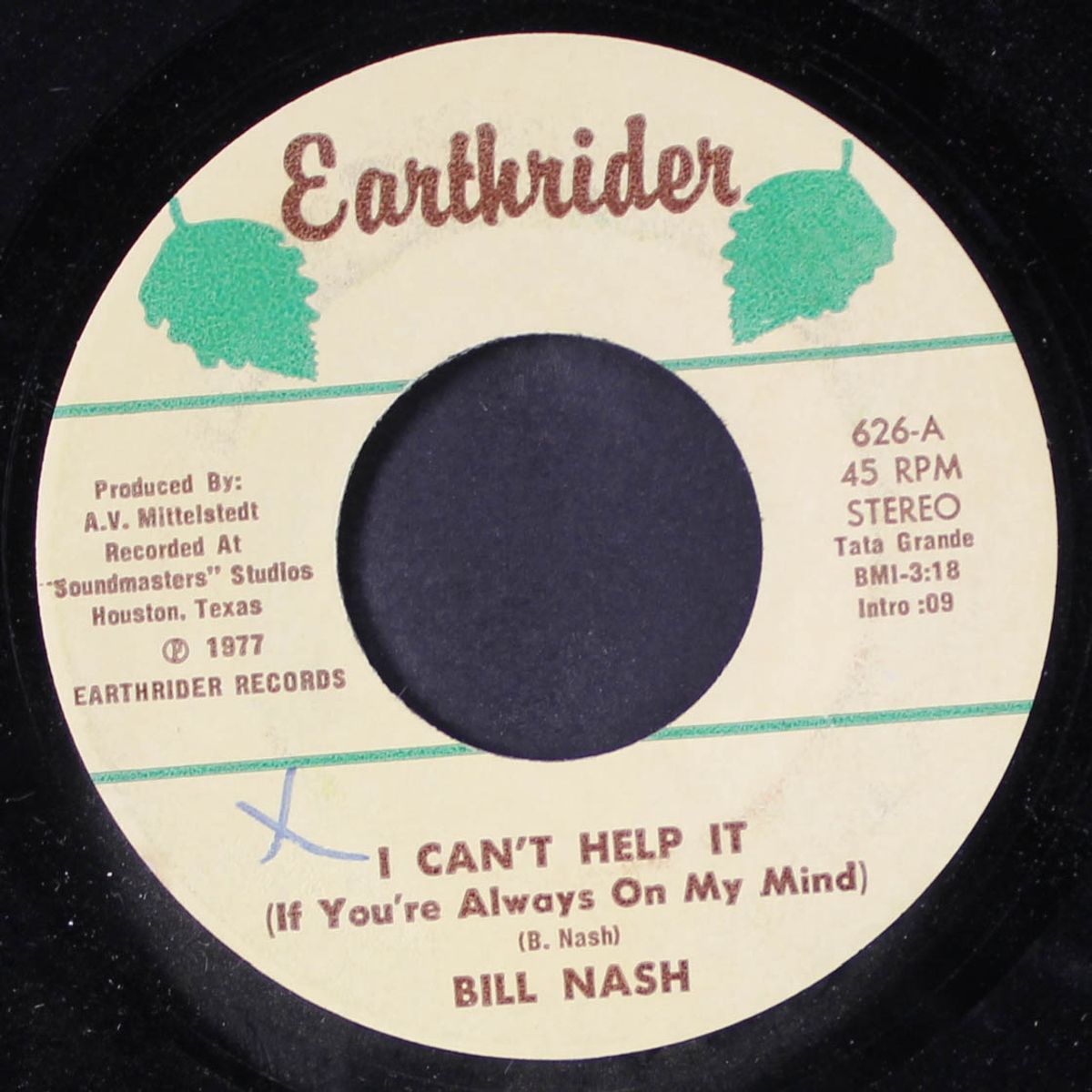 i can't help it / nobody seems to know by BILL NASH