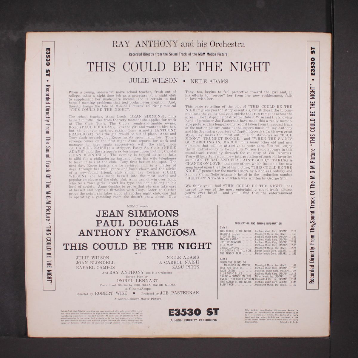 this could be the night by SOUNDTRACK