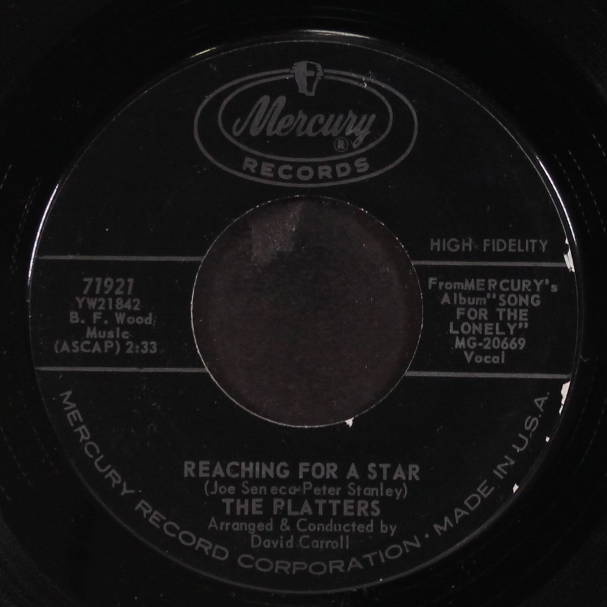it's magic / reaching for a star by PLATTERS