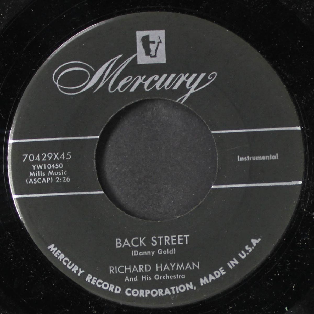 back street by RICHARD HAYMAN