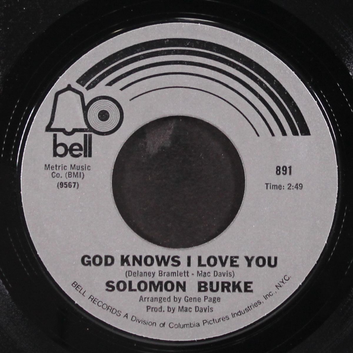 in the ghetto / god knows i love you by SOLOMON BURKE