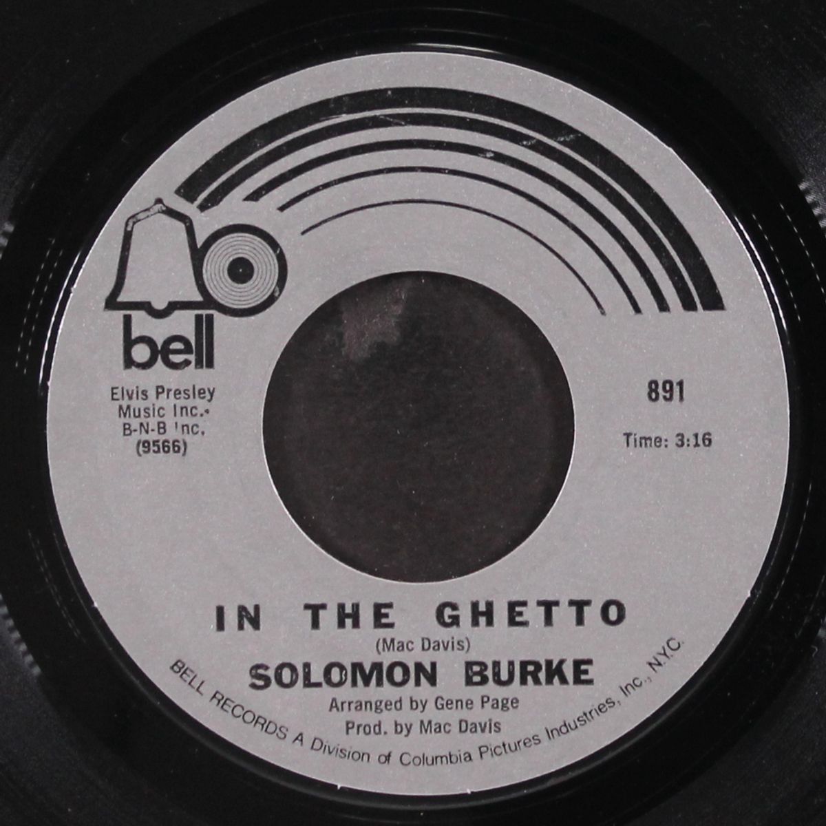 in the ghetto / god knows i love you by SOLOMON BURKE