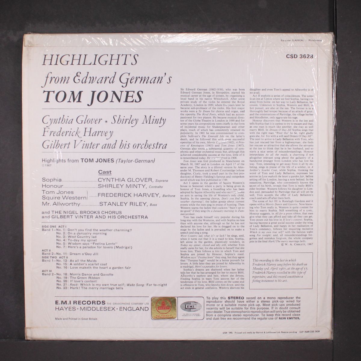 tom jones by LONDON CAST