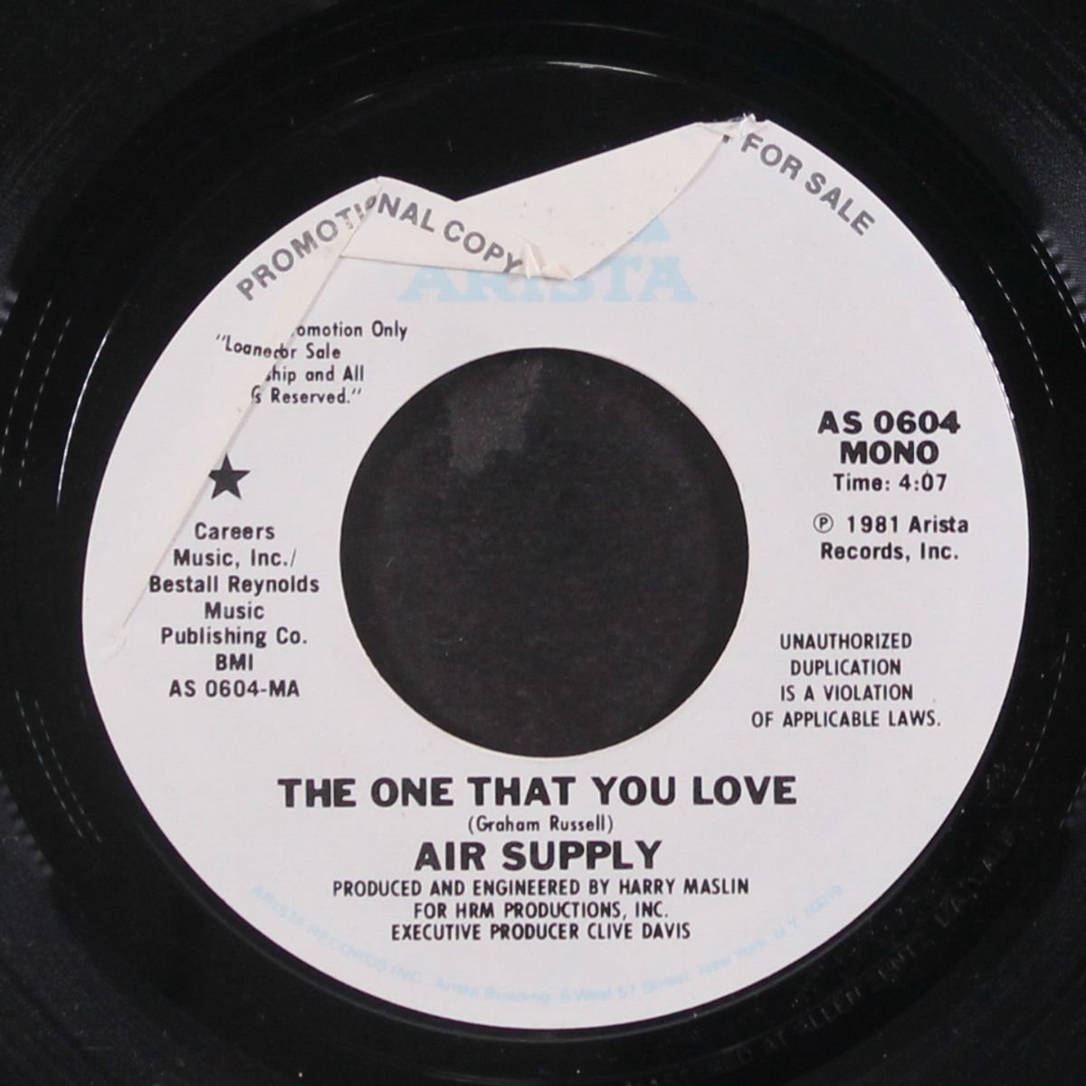 the one that you love / mono by AIR SUPPLY