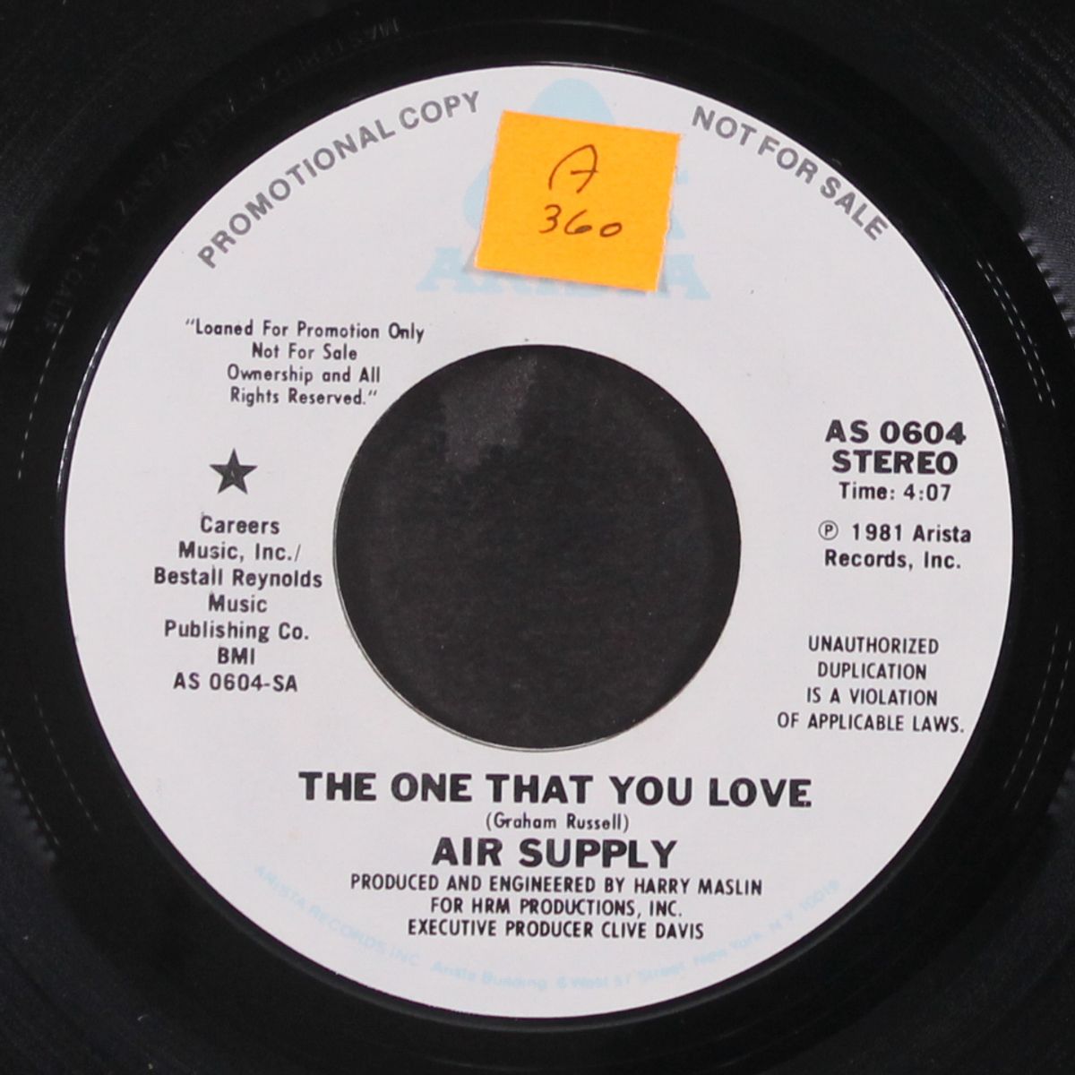 the one that you love / mono by AIR SUPPLY