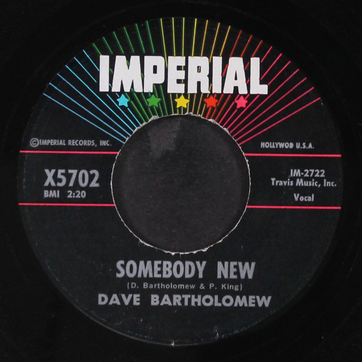 i cried / somebody new by DAVE BARTHOLOMEW