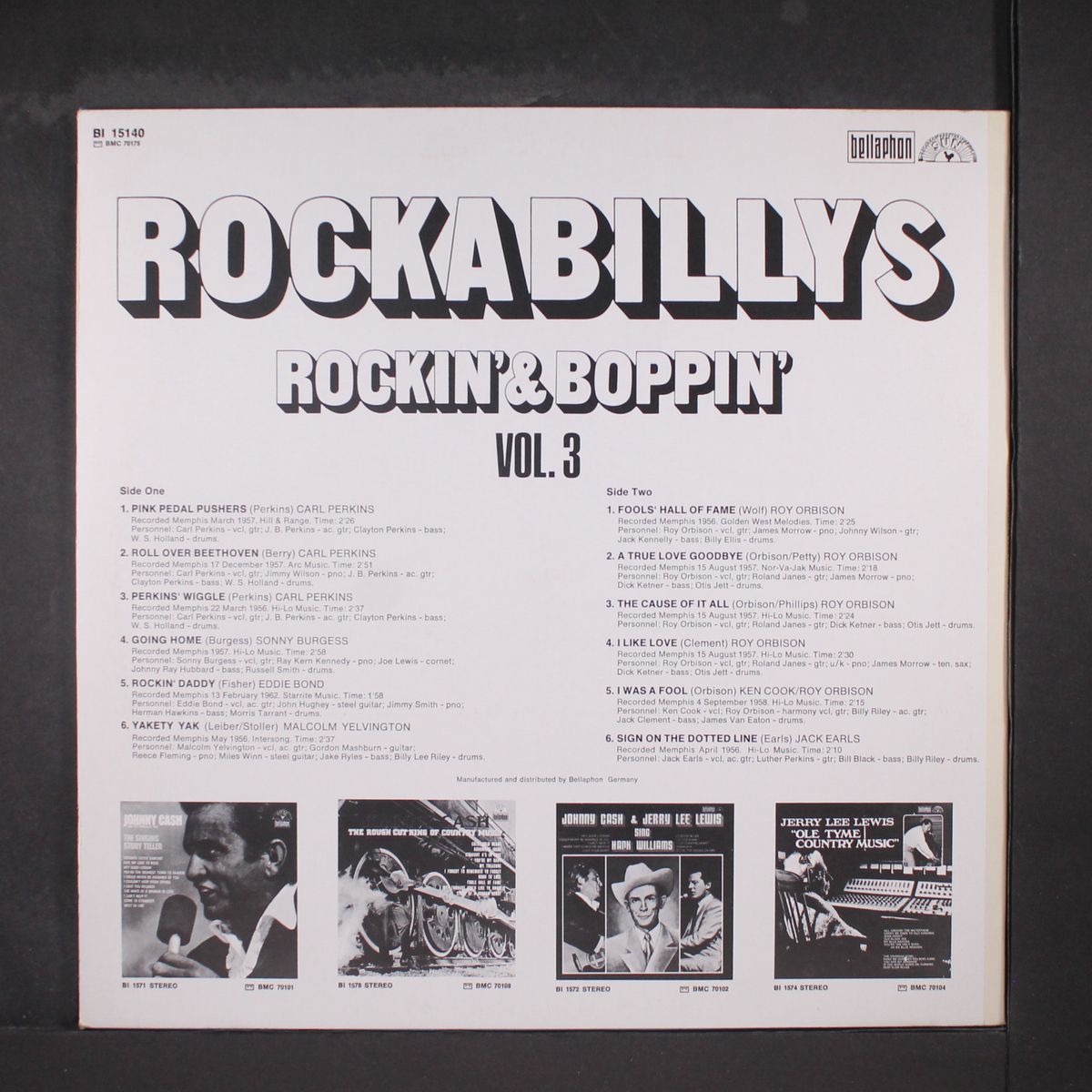 sun rockabillys, vol. 3 - rockin' & boppin' by VARIOUS
