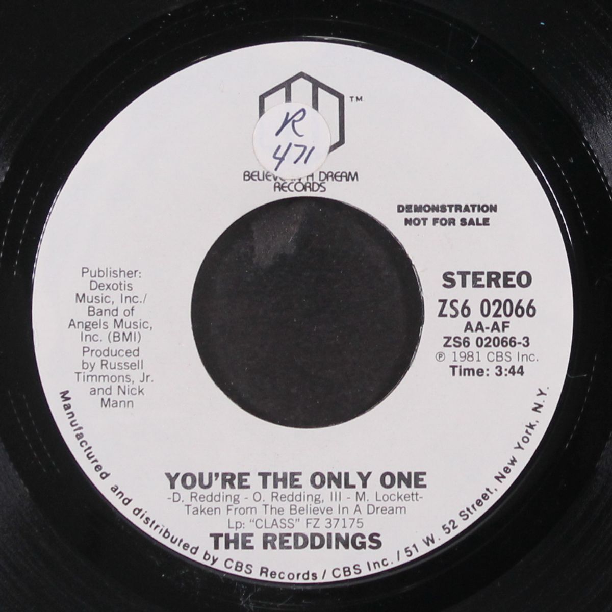 you're the only one / same by REDDINGS