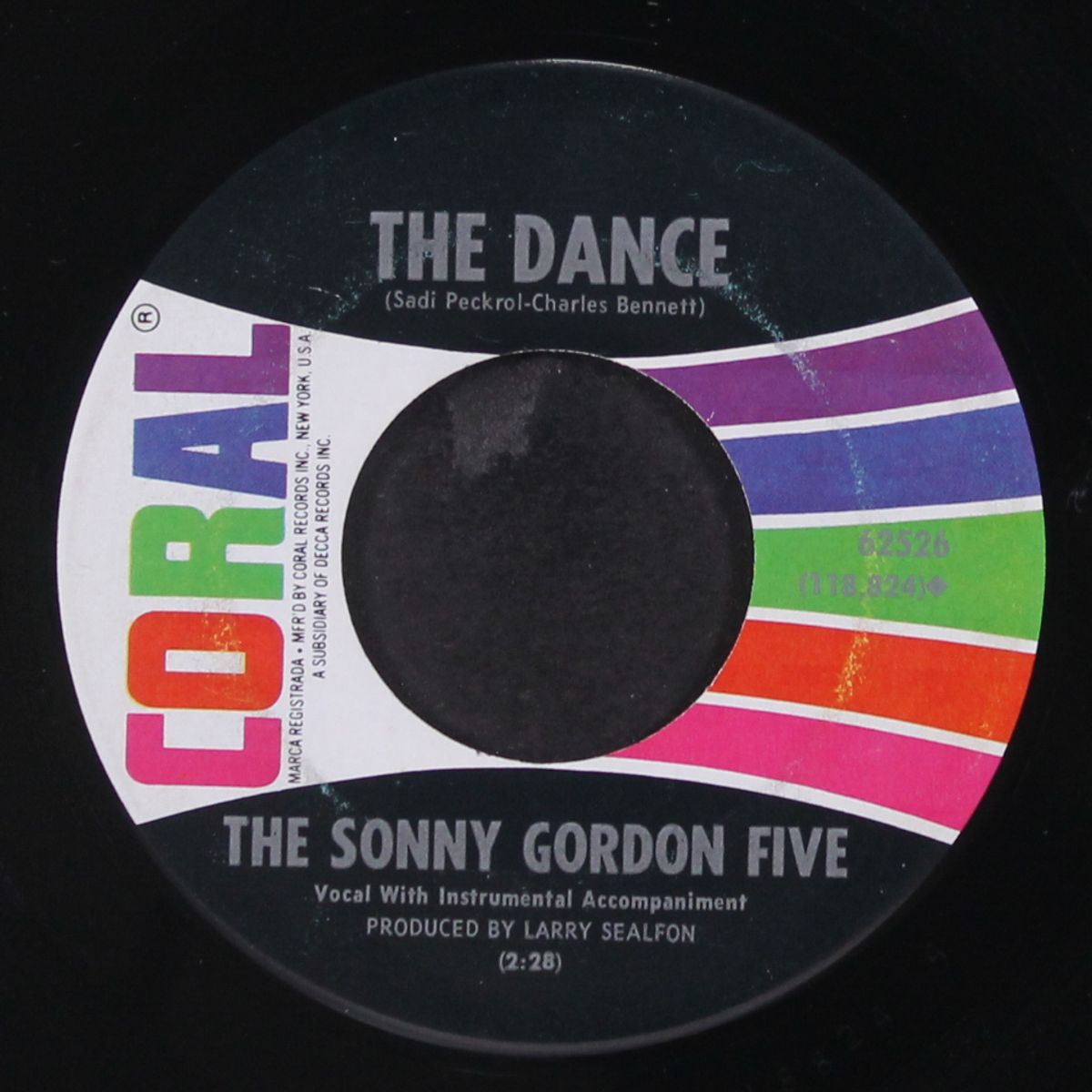 the yea yea song / the dance by SONNY GORDON FIVE