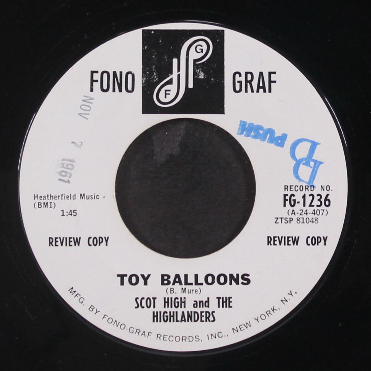 sure-fire / toy balloons by SCOT HIGH & HIGHLANDERS