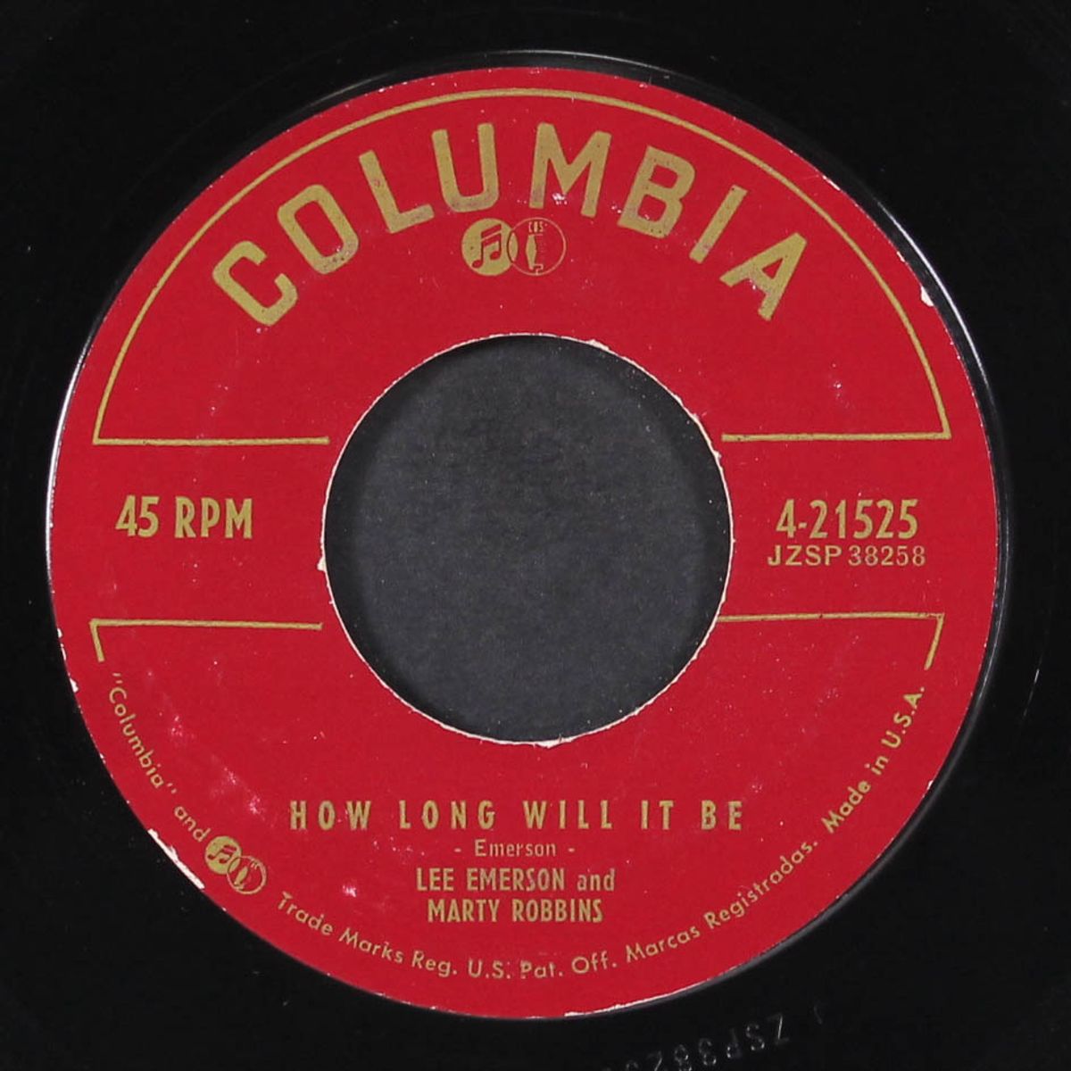 i'll know you're gone / how long will it be by LEE EMERSON & MARTY ROBBINS