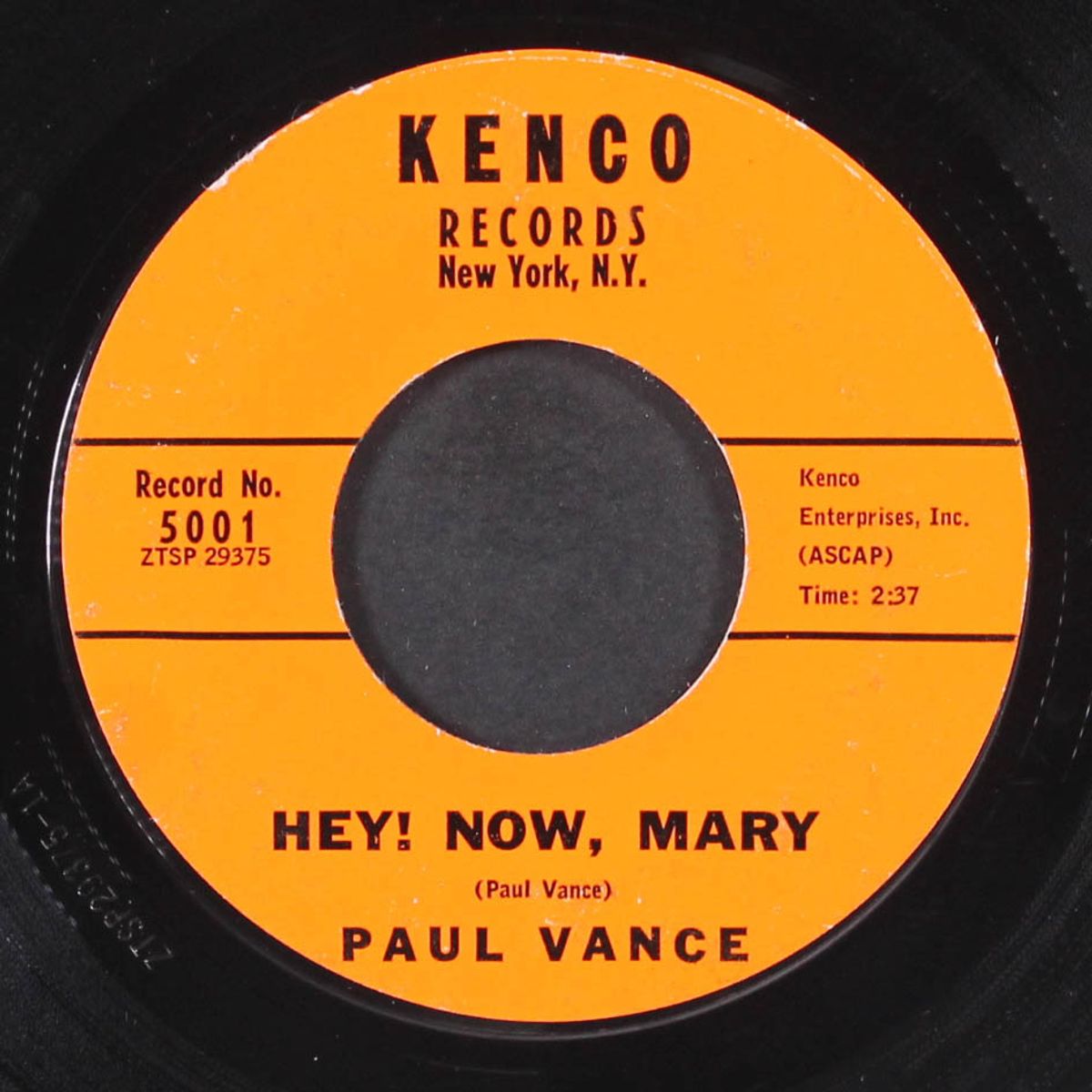 hey! now, mary / magic melody by PAUL VANCE