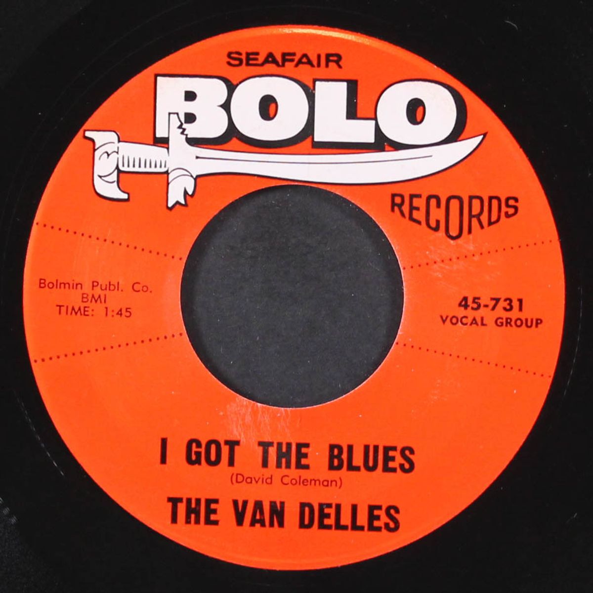 i got the blues / time after time by VAN DELLES