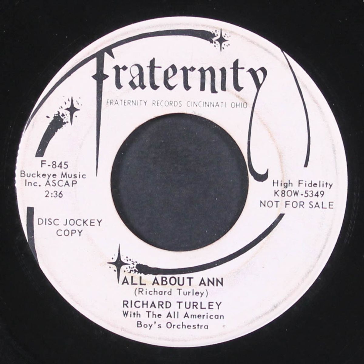 makin' love with my baby / all about ann by RICHARD TURLEY