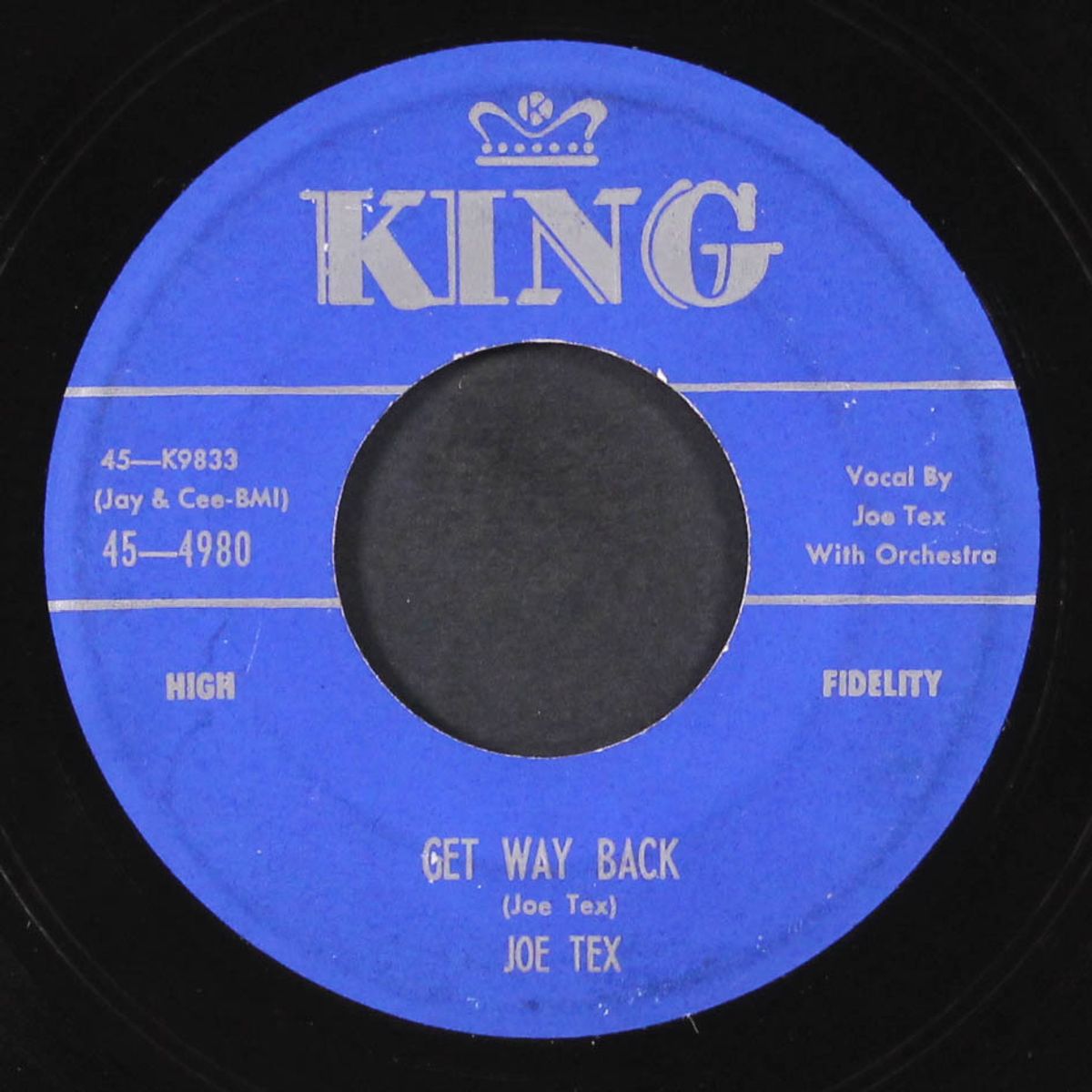 pneumonia / get way back by JOE TEX