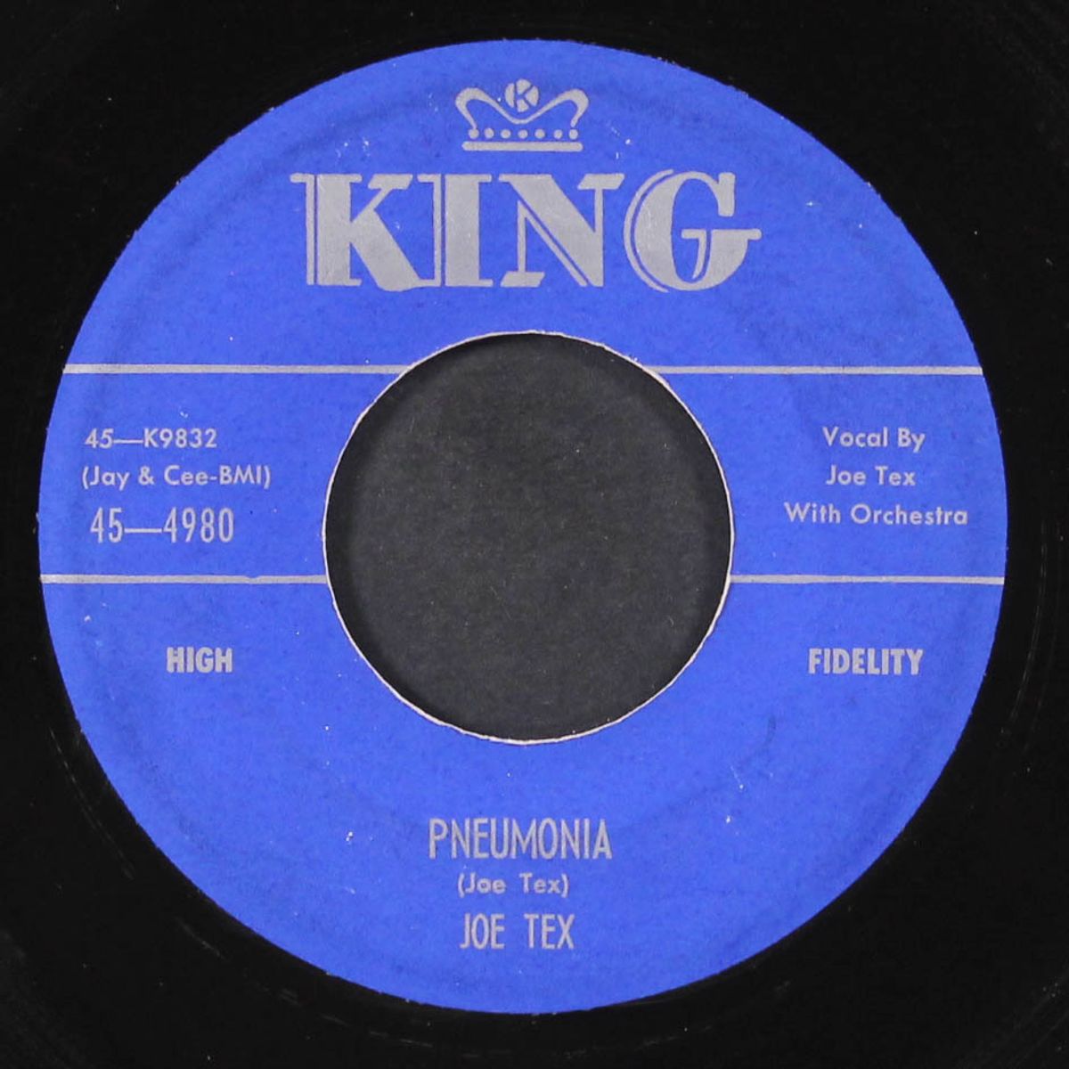 pneumonia / get way back by JOE TEX