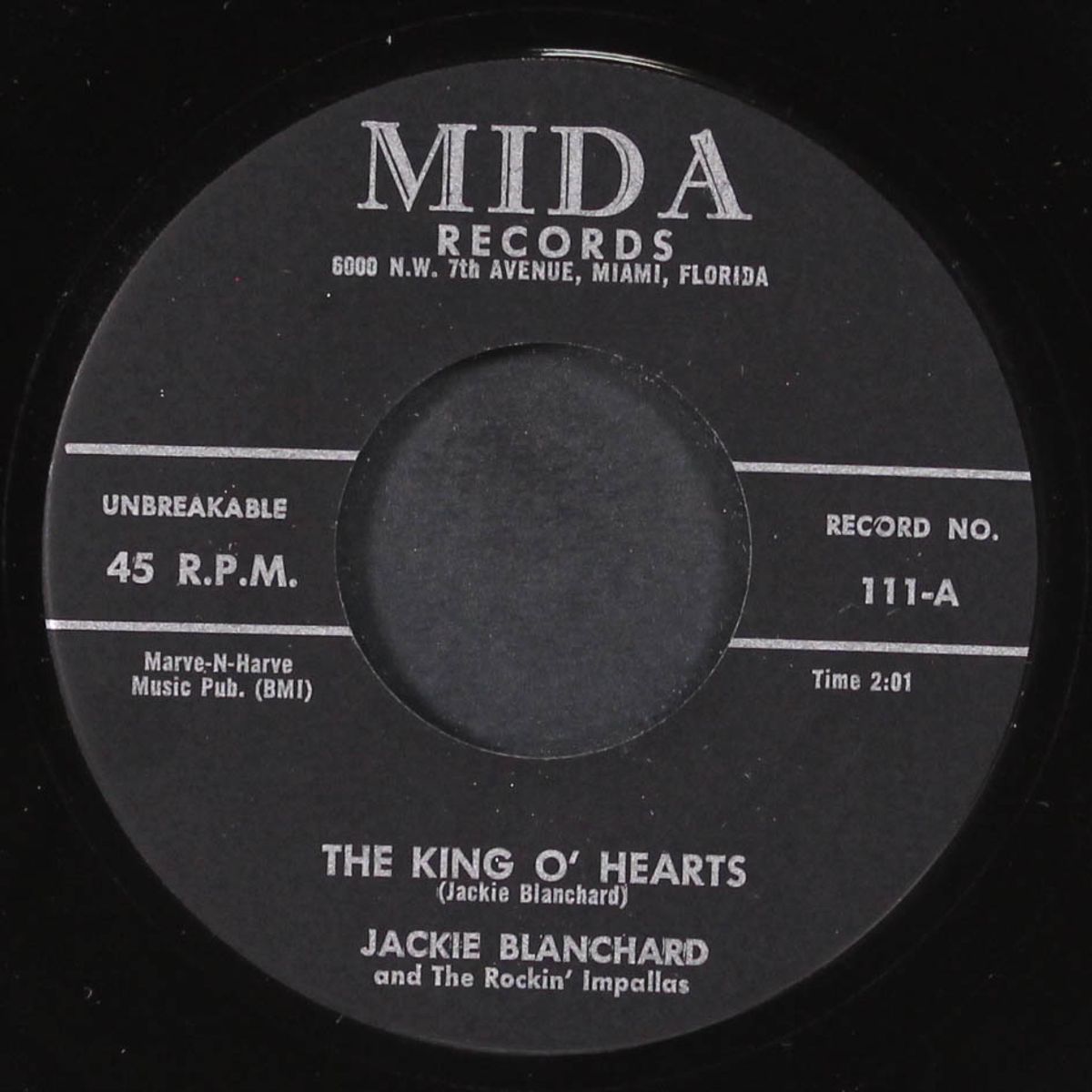 the king o' hearts / only a fool by JACKIE BLANCHARD