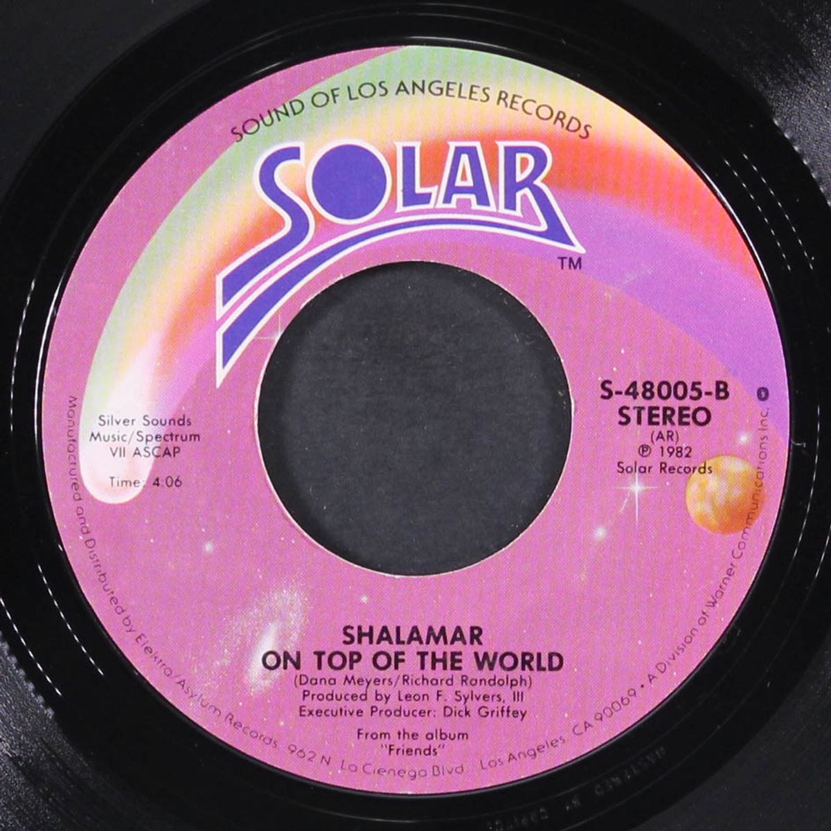 a night to remember / on top of the world by SHALAMAR