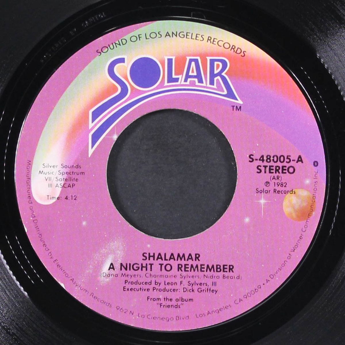 a night to remember / on top of the world by SHALAMAR