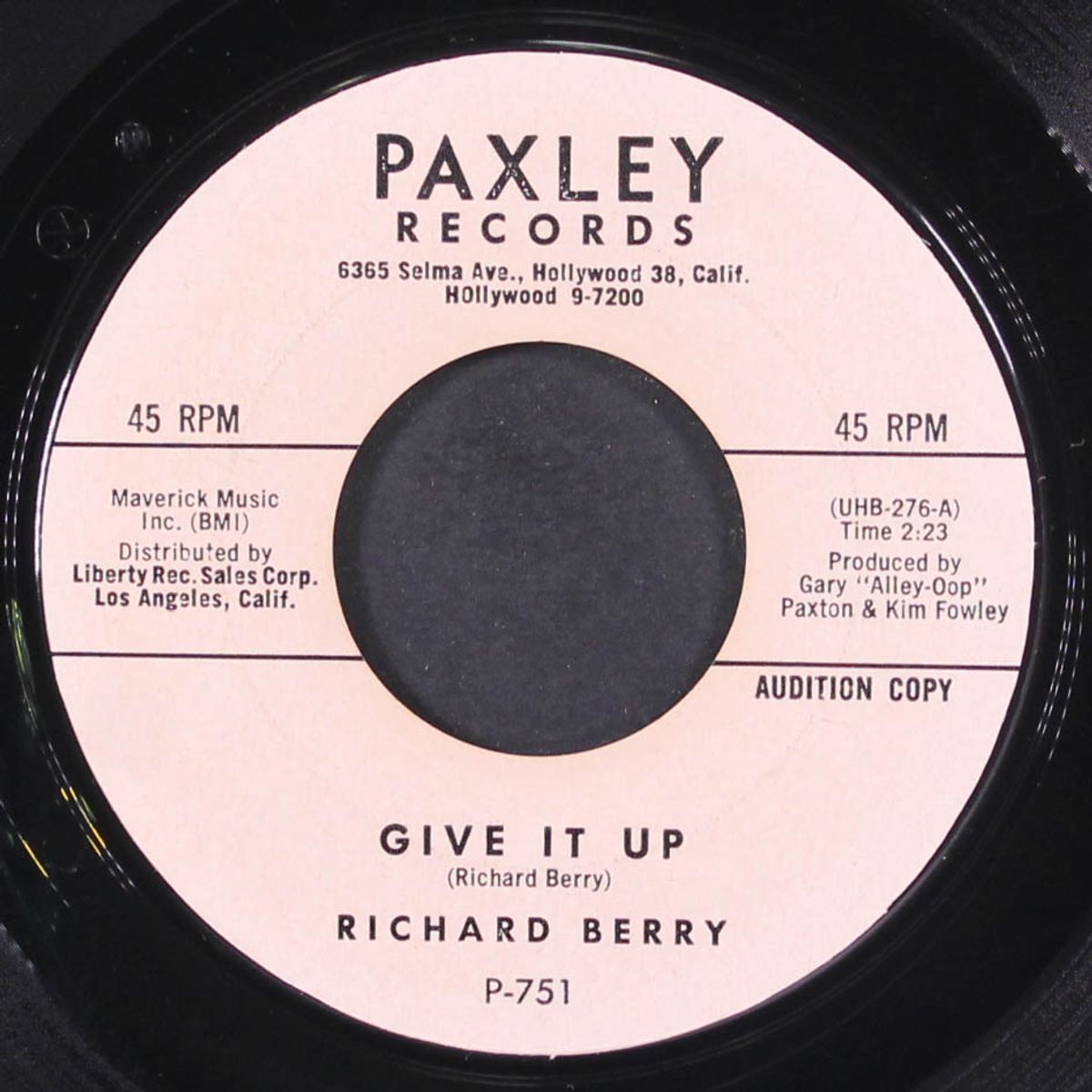give it up / i want you to be my girl by RICHARD BERRY