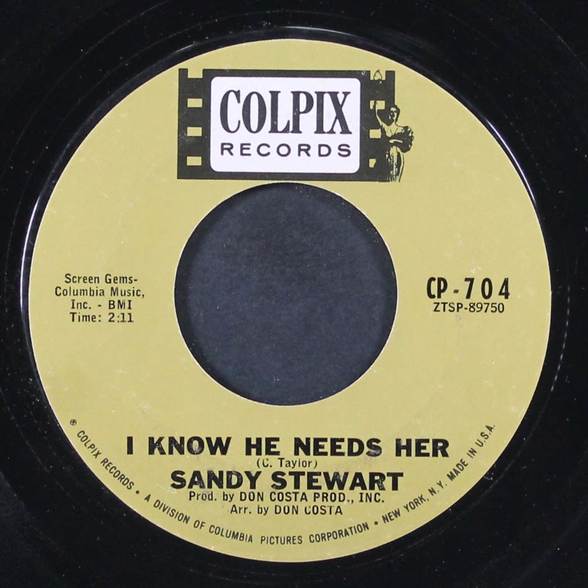 i know he needs her by SANDY STEWART