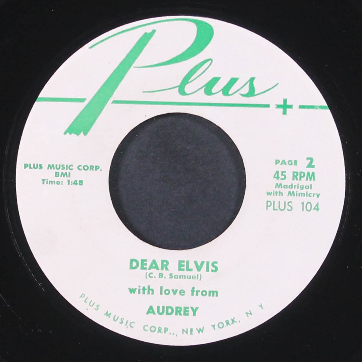 dear elvis by AUDREY