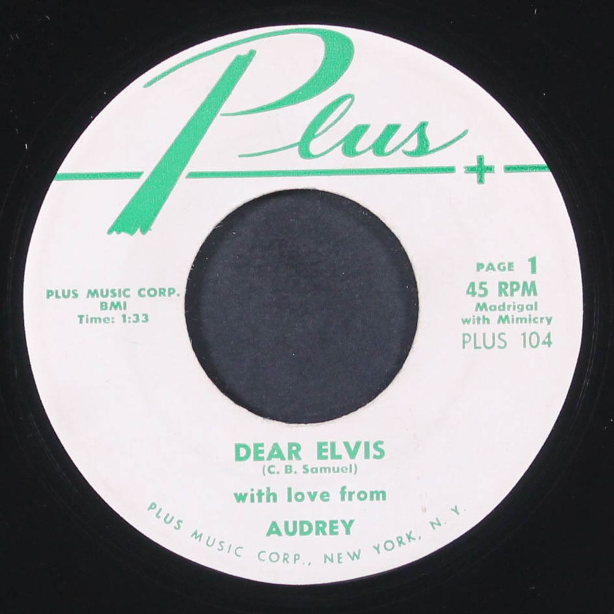 dear elvis by AUDREY