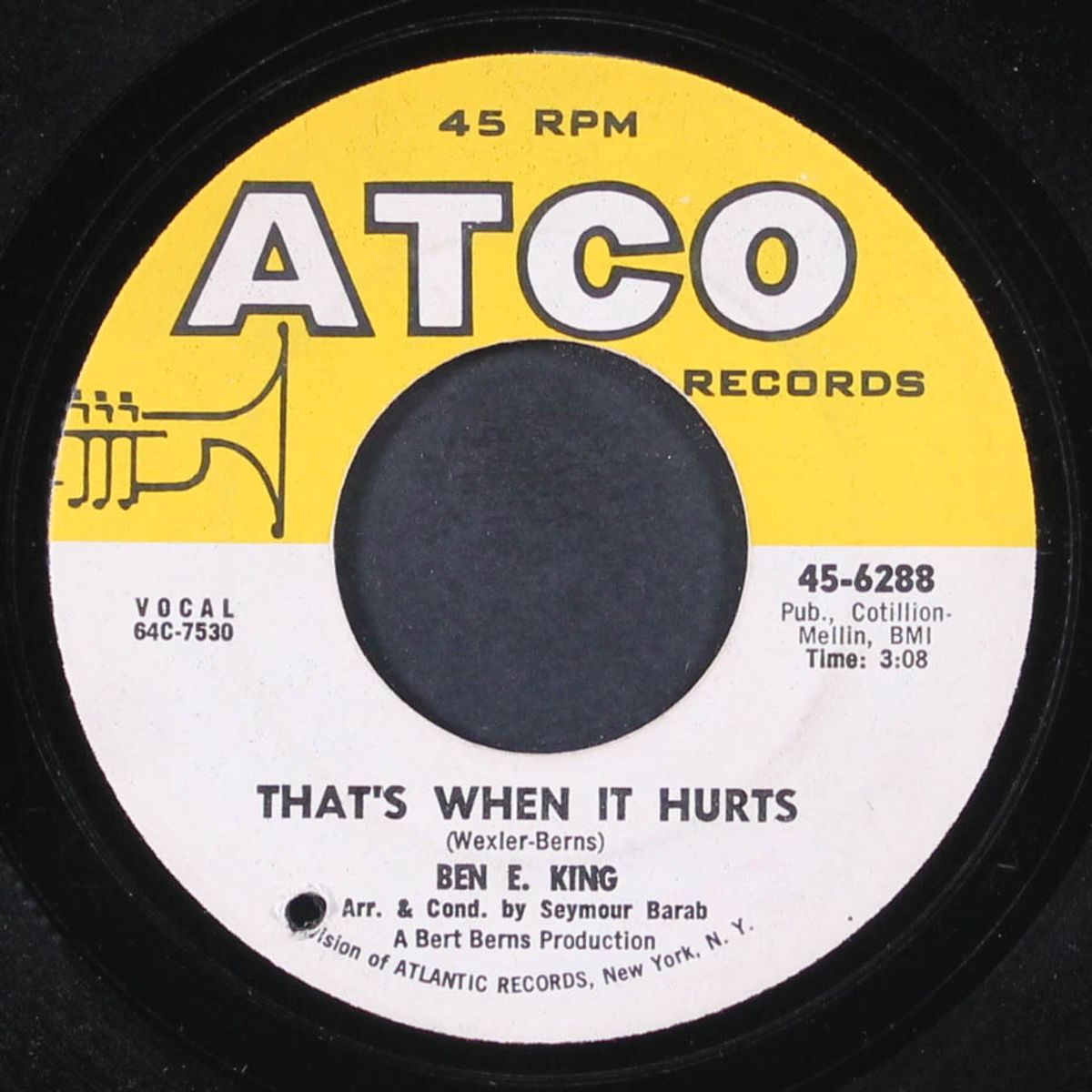around the corner / that's when it hurts by BEN E. KING