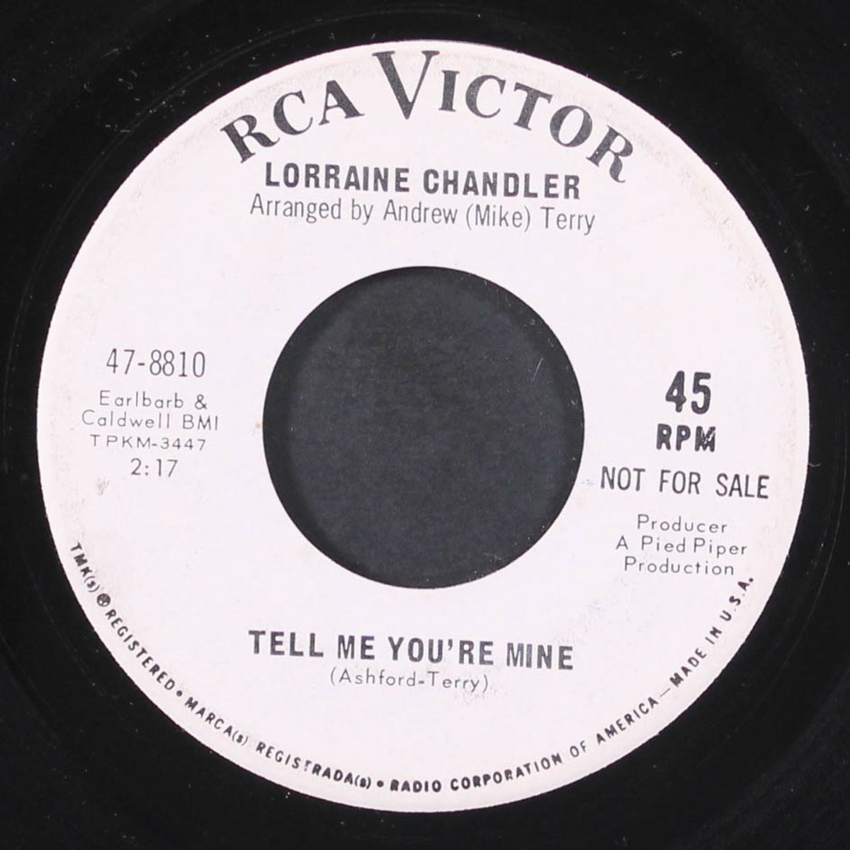 tell me you're mine / what can i do by LORRAINE CHANDLER