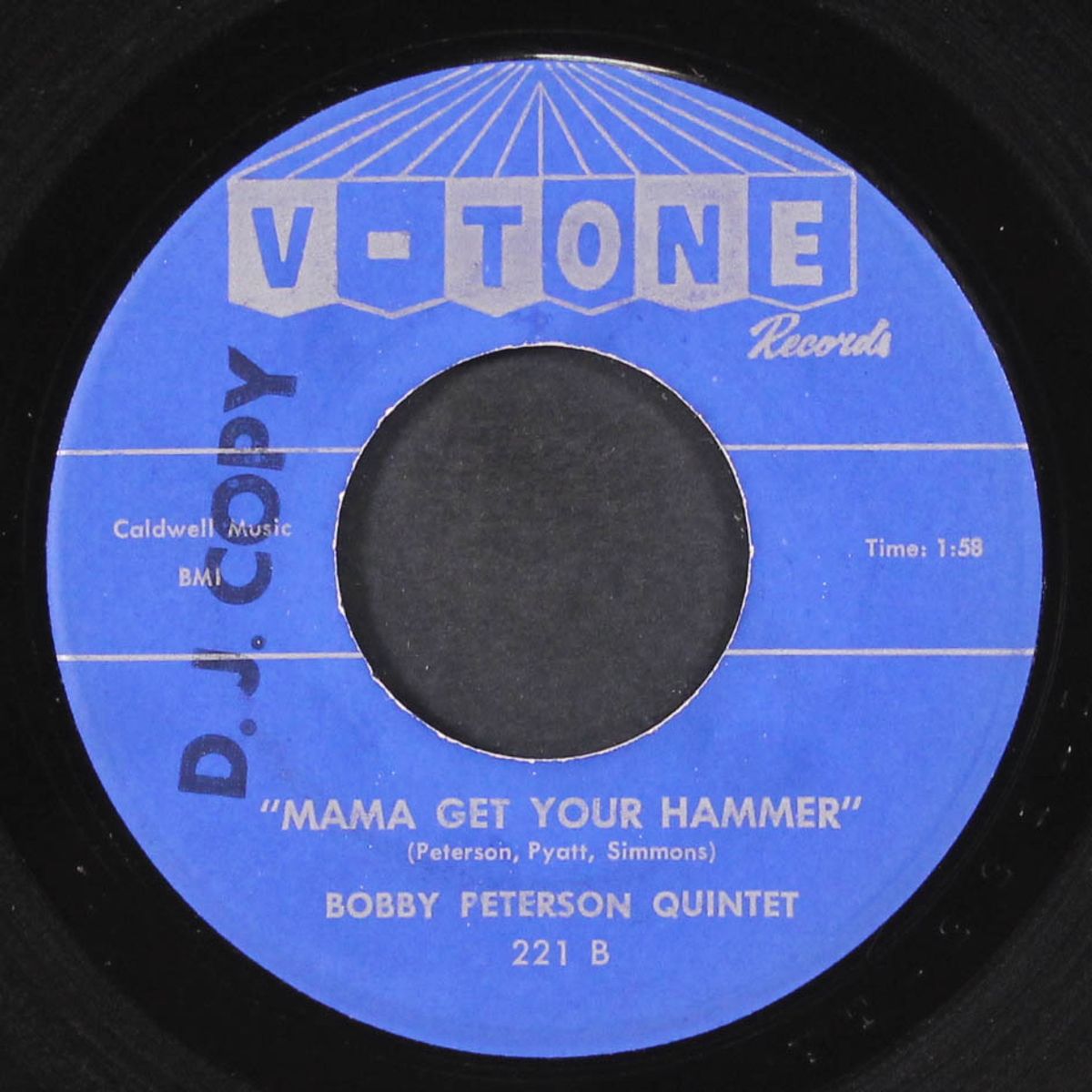 mama get your hammer / one day by BOBBY PETERSON