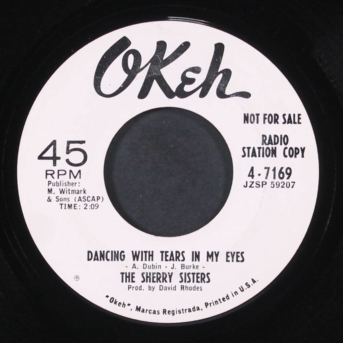 stay away from bobby / dancing with tears in my eyes by SHERRY SISTERS