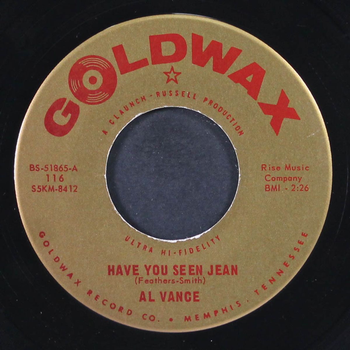 every woman i know / have you seen jean by AL VANCE