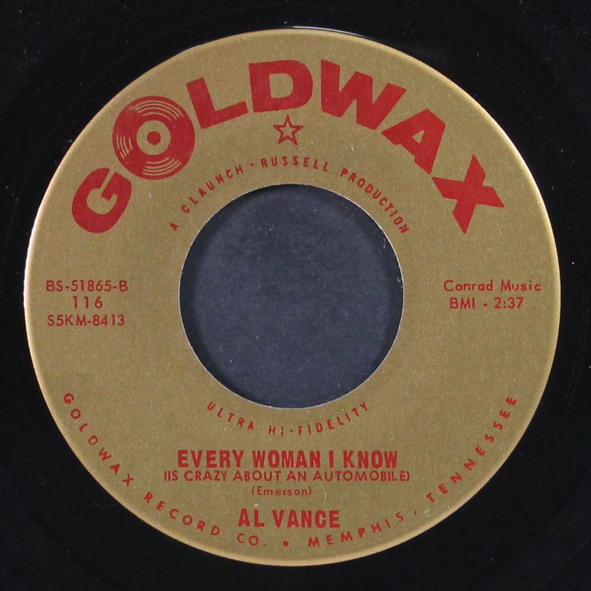 every woman i know / have you seen jean by AL VANCE
