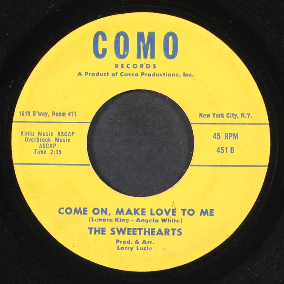 come on, make love to me / sweetheart, sweetheart by SWEETHEARTS