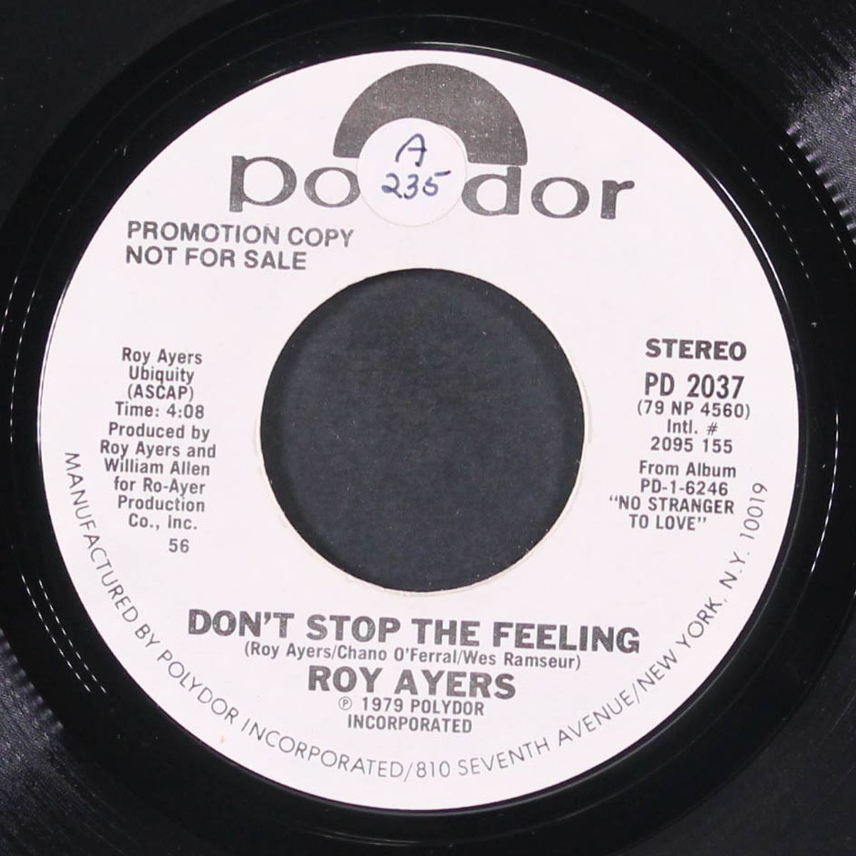 don't stop the feeling / same by ROY AYERS
