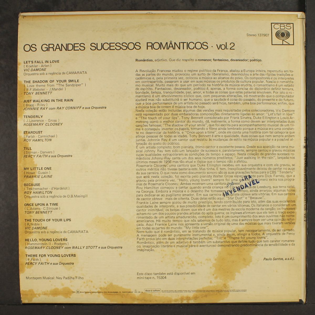 os grandes sucessos romanticos by VARIOUS