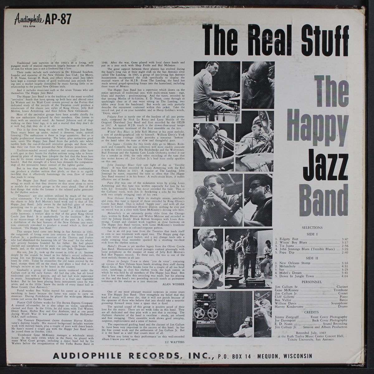 the real stuff by HAPPY JAZZ BAND