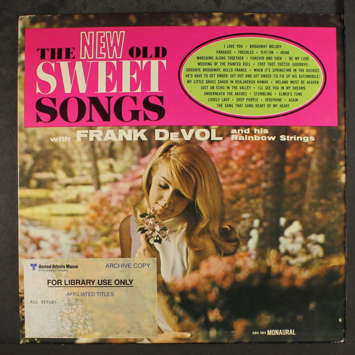 the new old sweet songs by FRANK DEVOL