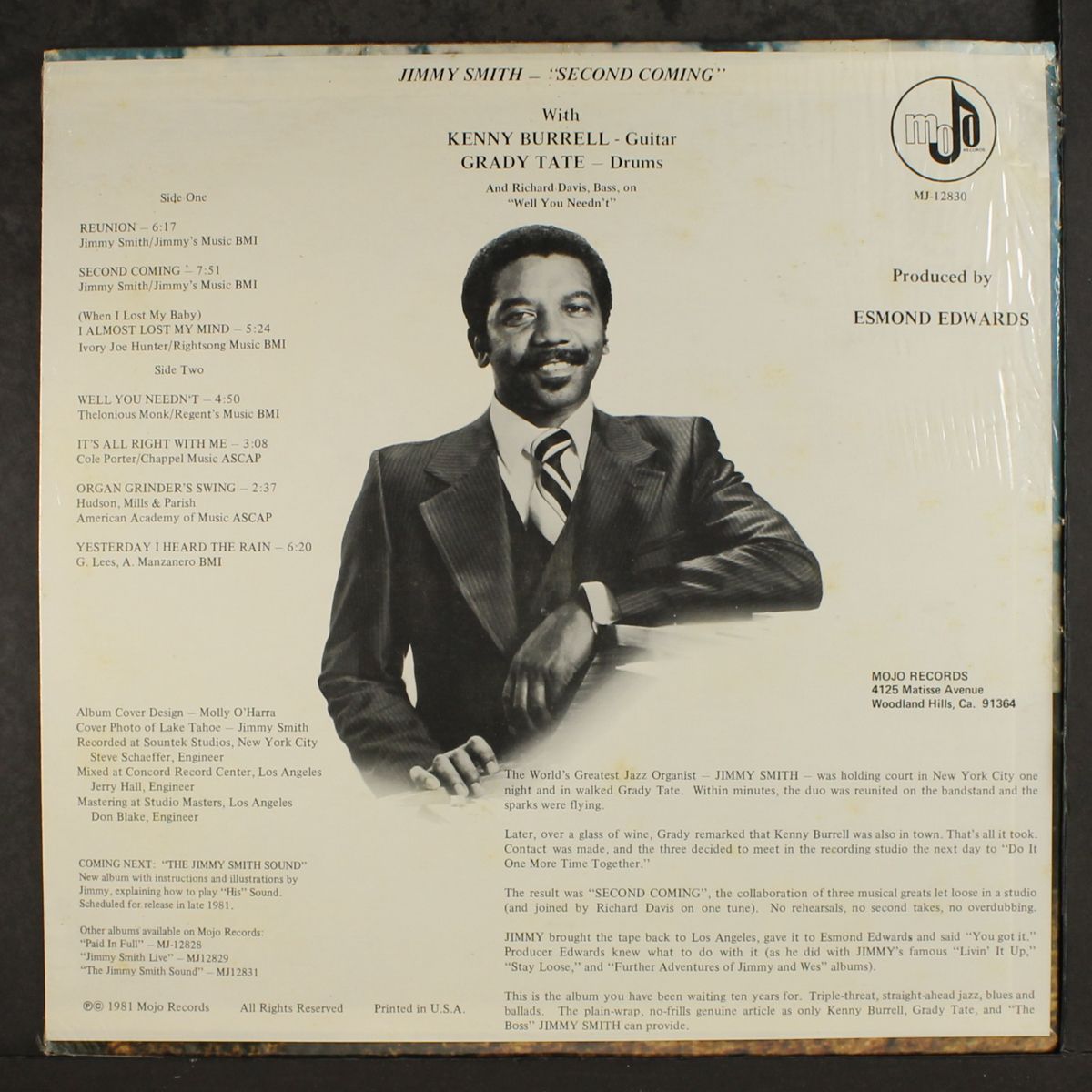 second coming by JIMMY SMITH