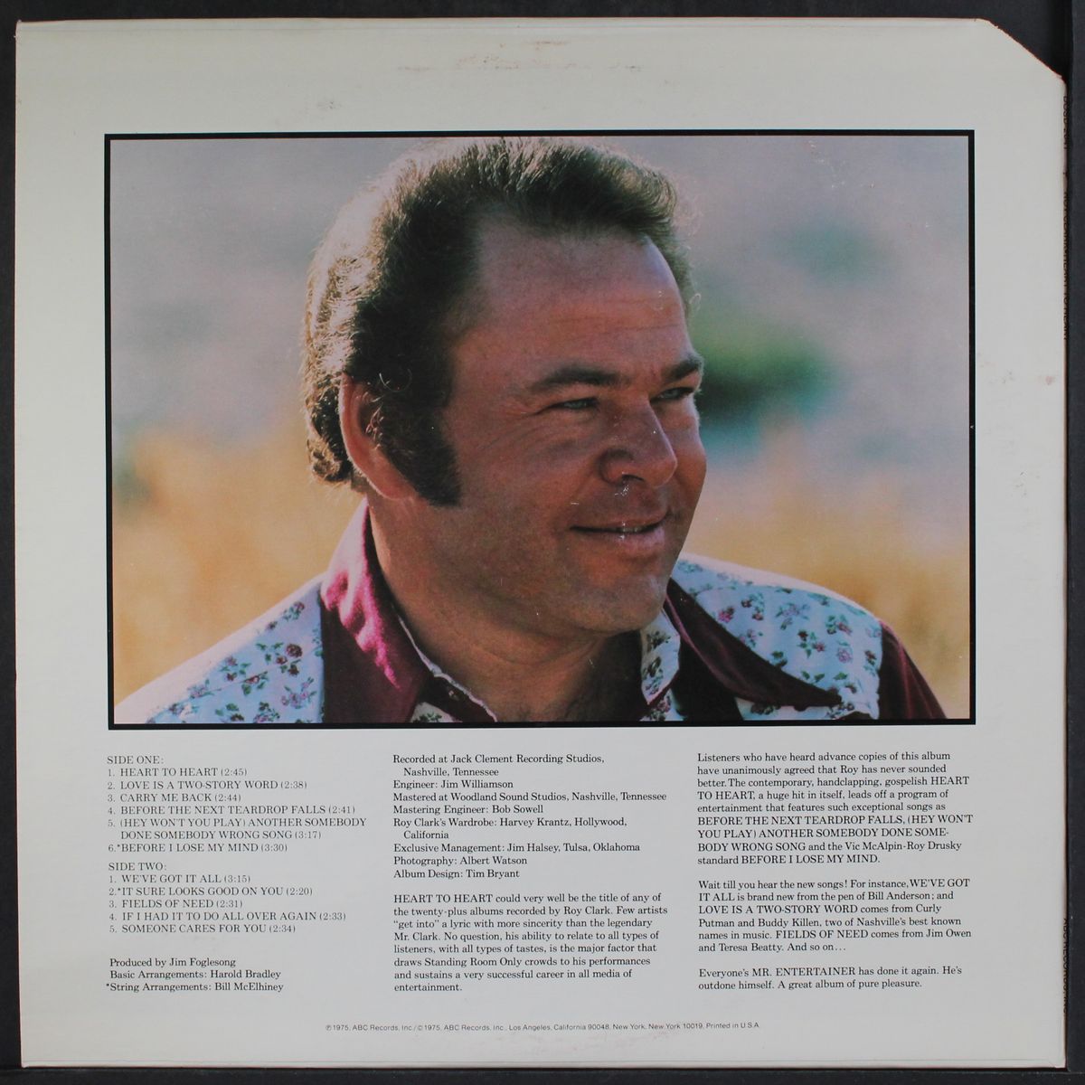 heart to heart by ROY CLARK