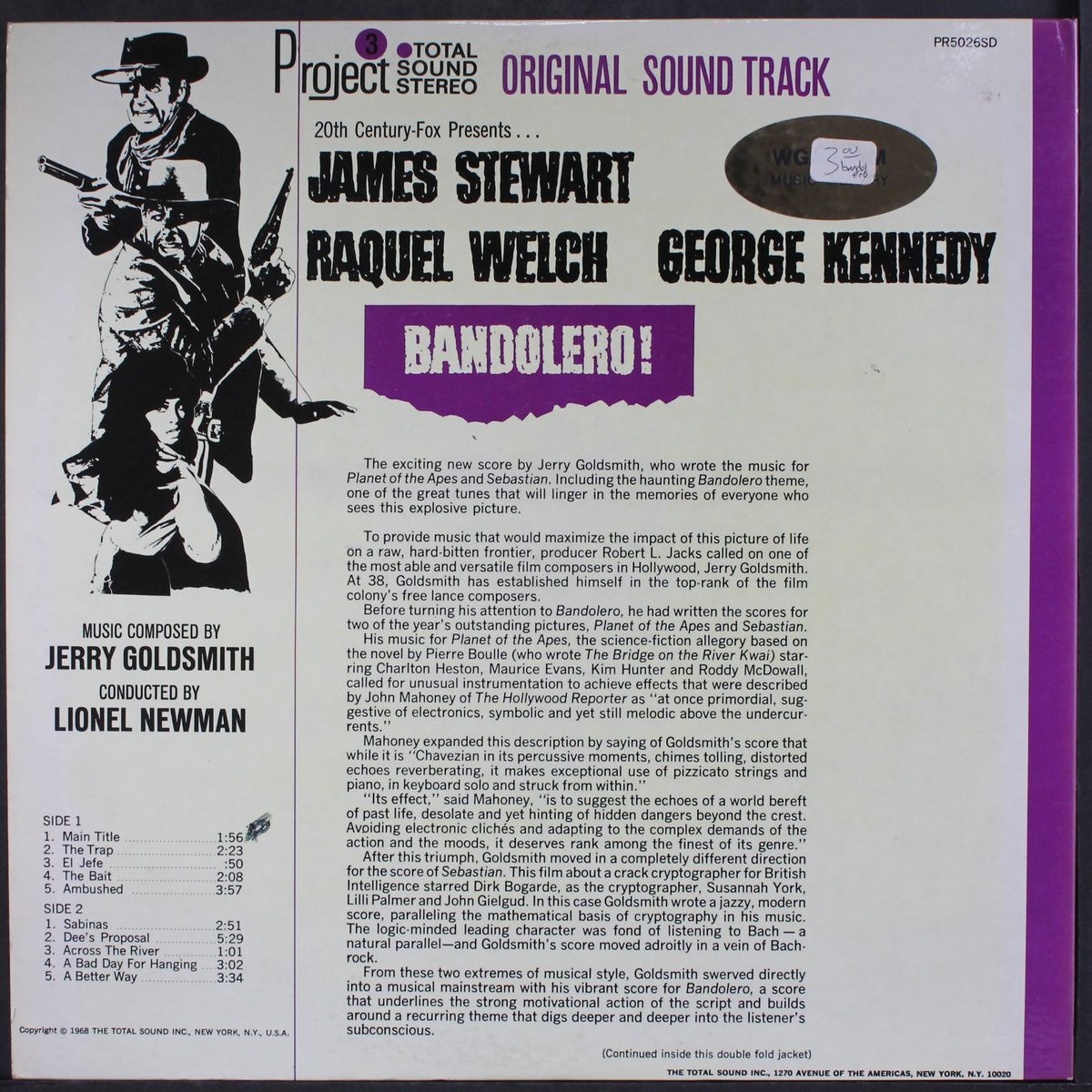 bandolero! by SOUNDTRACK