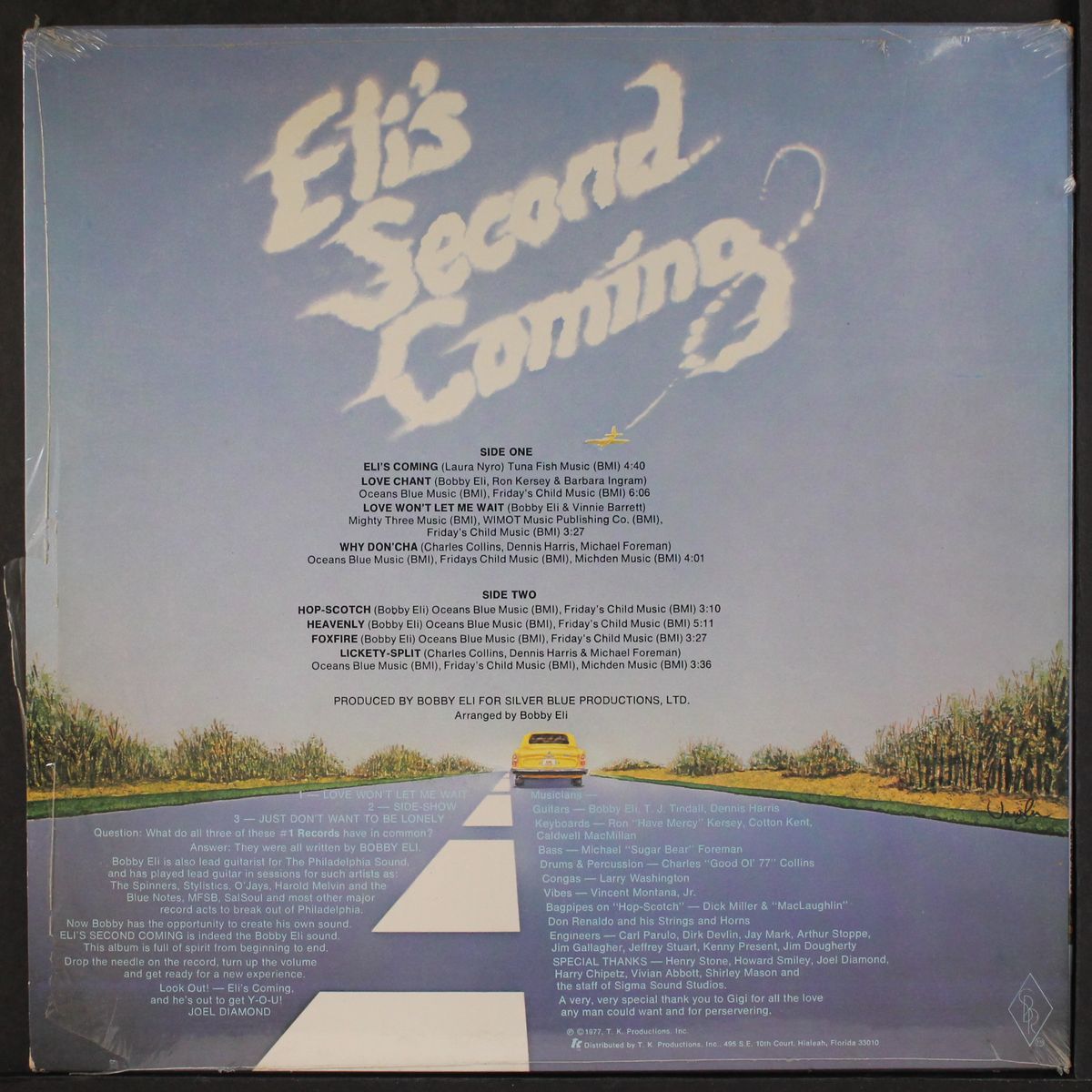 eli's second coming by ELI'S SECOND COMING