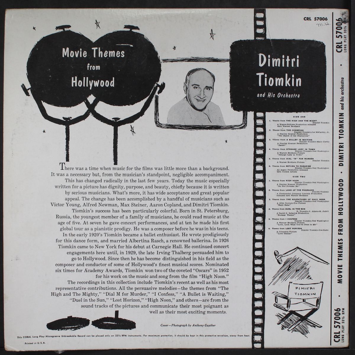 movie themes from hollywood by DIMITRI TIOMKIN