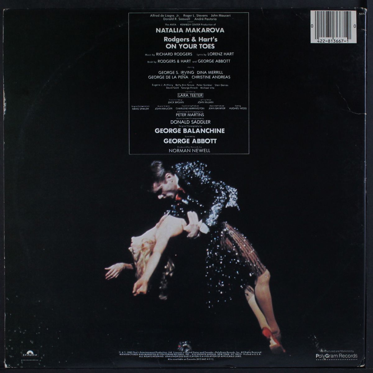 on your toes by ORIGINAL CAST